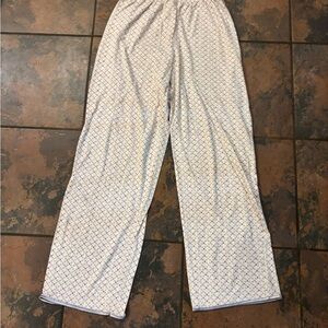 ⭐️White Patterned Pajama Pants